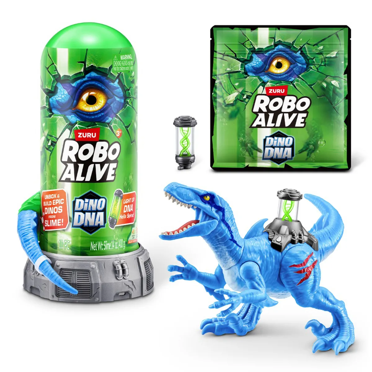 SET JUEGO DINO ADN ASST ROBO ALIVE - 3