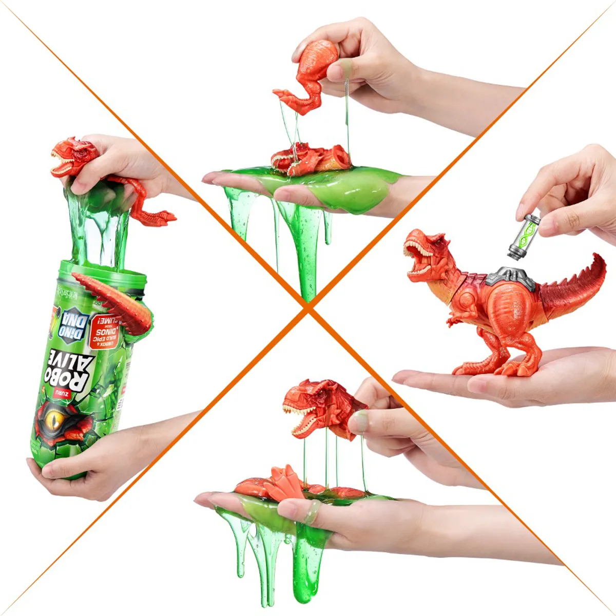 SET JUEGO DINO ADN ASST ROBO ALIVE - 4