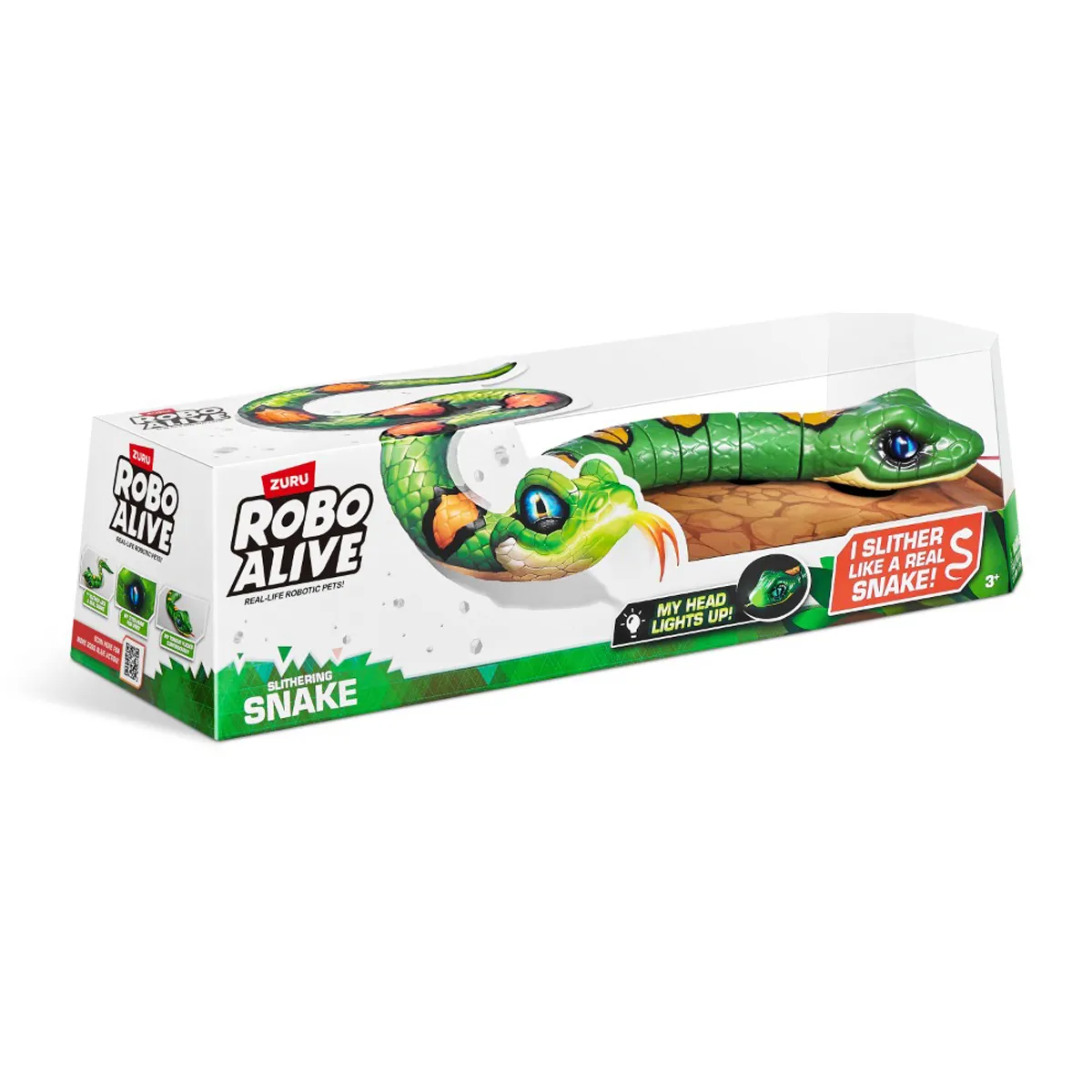JUGUETE SERPIENTE ROBOTICA ROBO ALIVE - 1