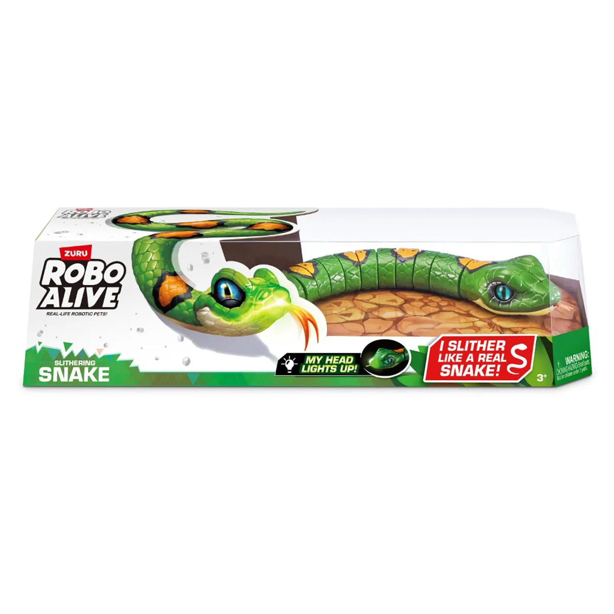 JUGUETE SERPIENTE ROBOTICA ROBO ALIVE - 3
