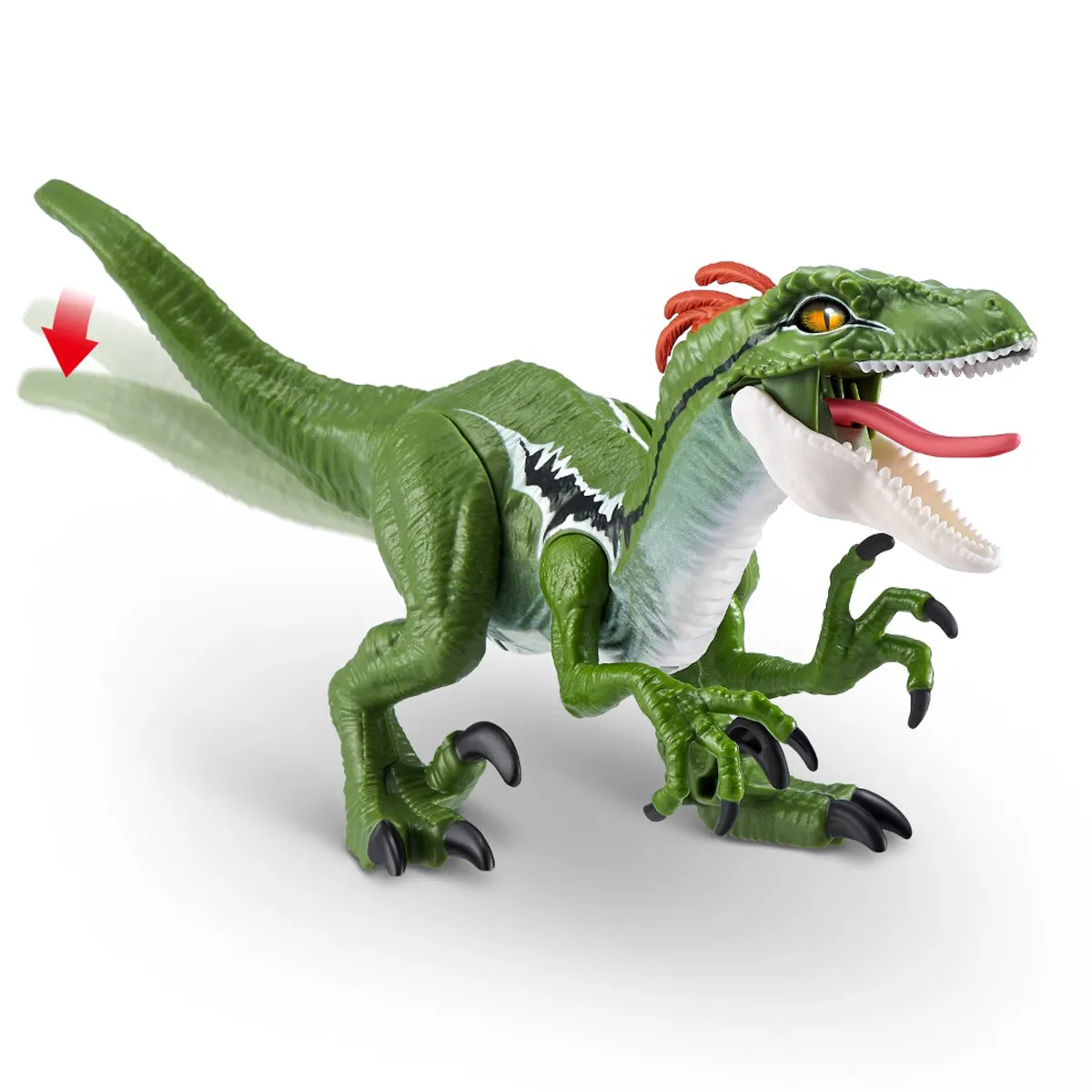 FIGURA DINOSAURIO RAPTOR CON SONIDO ROBO ALIVE - 2