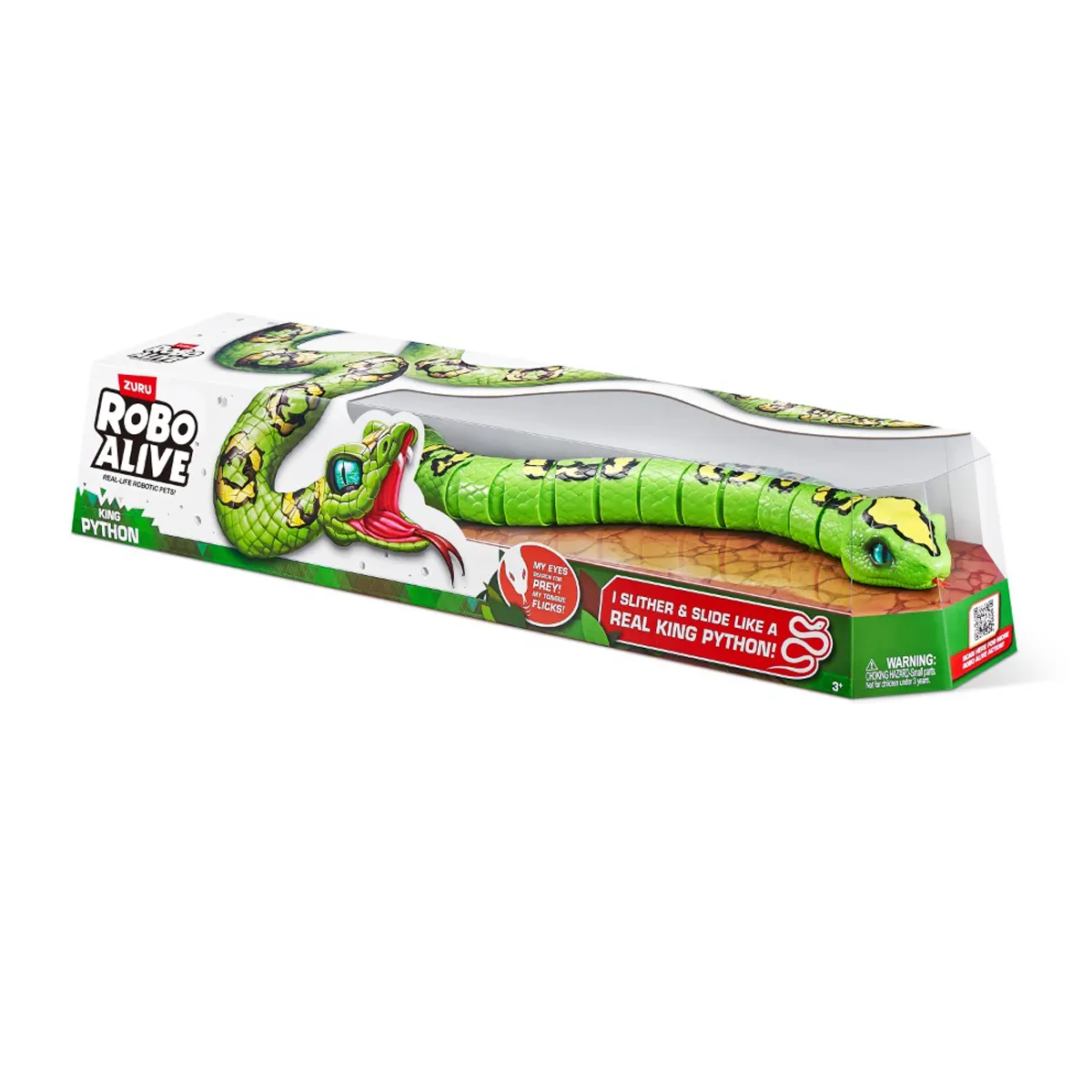 FIGURA ACCIÓN JUGUETE SERPIENTE PITON ROBOTICA ROBO ALIVE - 2
