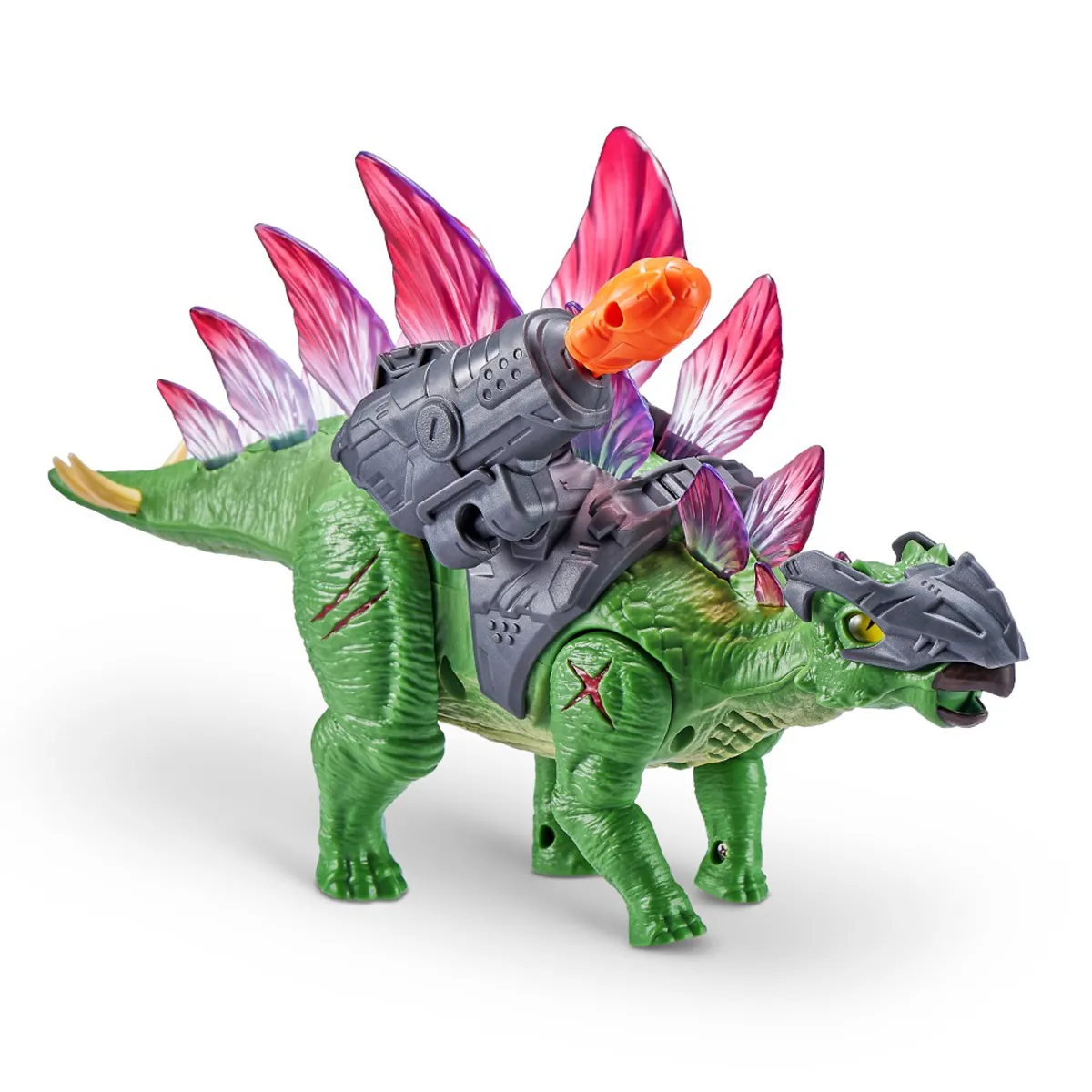 FIGURA DINOSAURIO ESTEGOSAURIO CON LUCES Y SONIDO ROBO ALIVE - 3