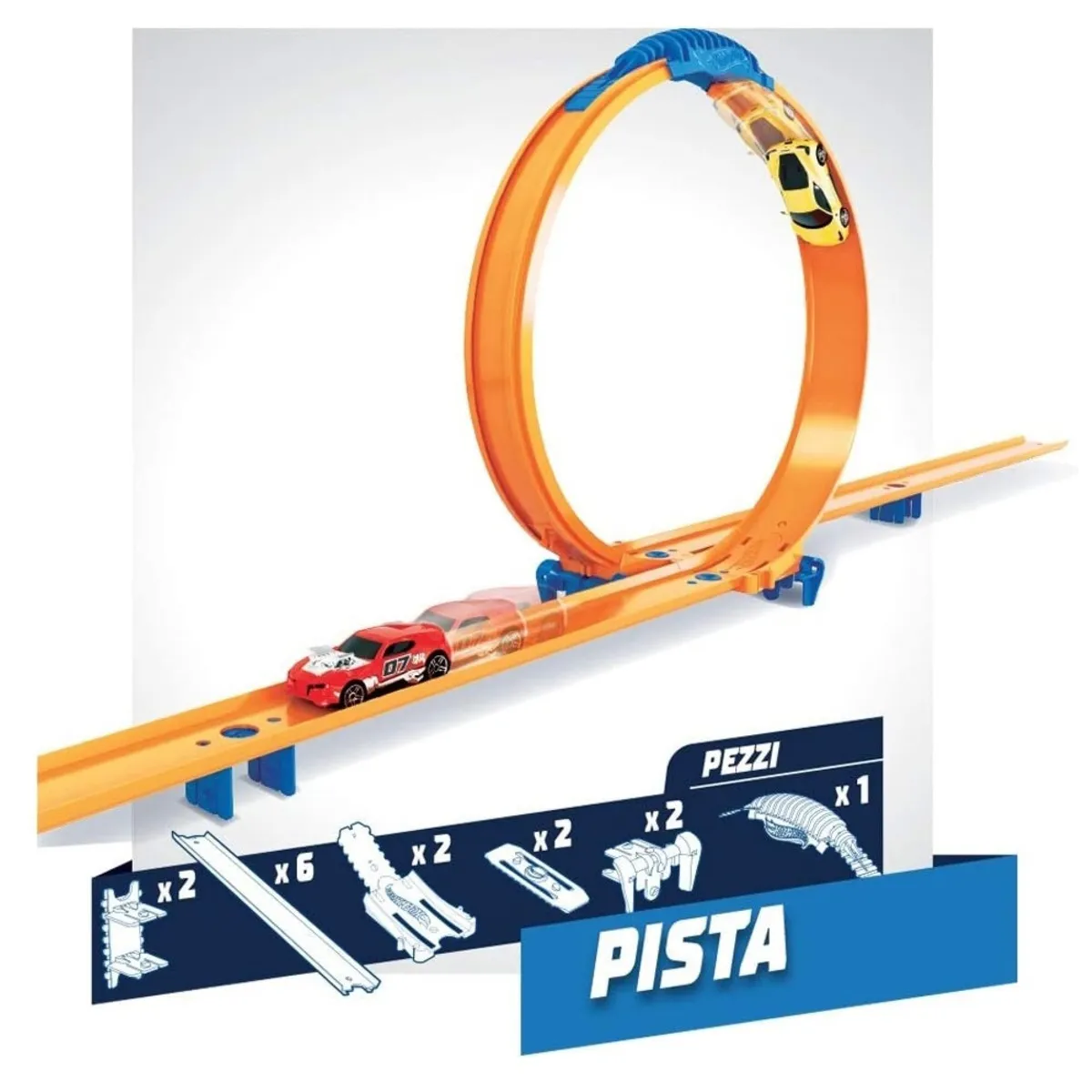 HOT WHEELS RACK GUARDA AUTOS 3 EN 1 SE CONVIERTE EN LOOPS - 12