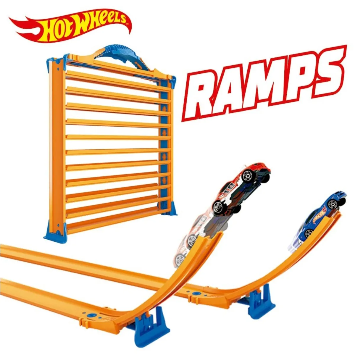HOT WHEELS RACK GUARDA AUTOS 3 EN 1 SE CONVIERTE EN LOOPS - 14