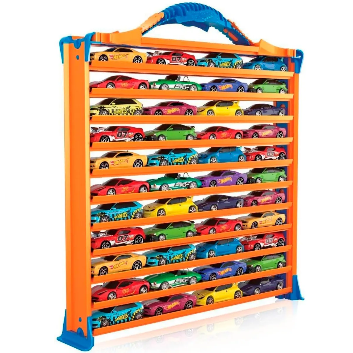 HOT WHEELS RACK GUARDA AUTOS 3 EN 1 SE CONVIERTE EN LOOPS - 6