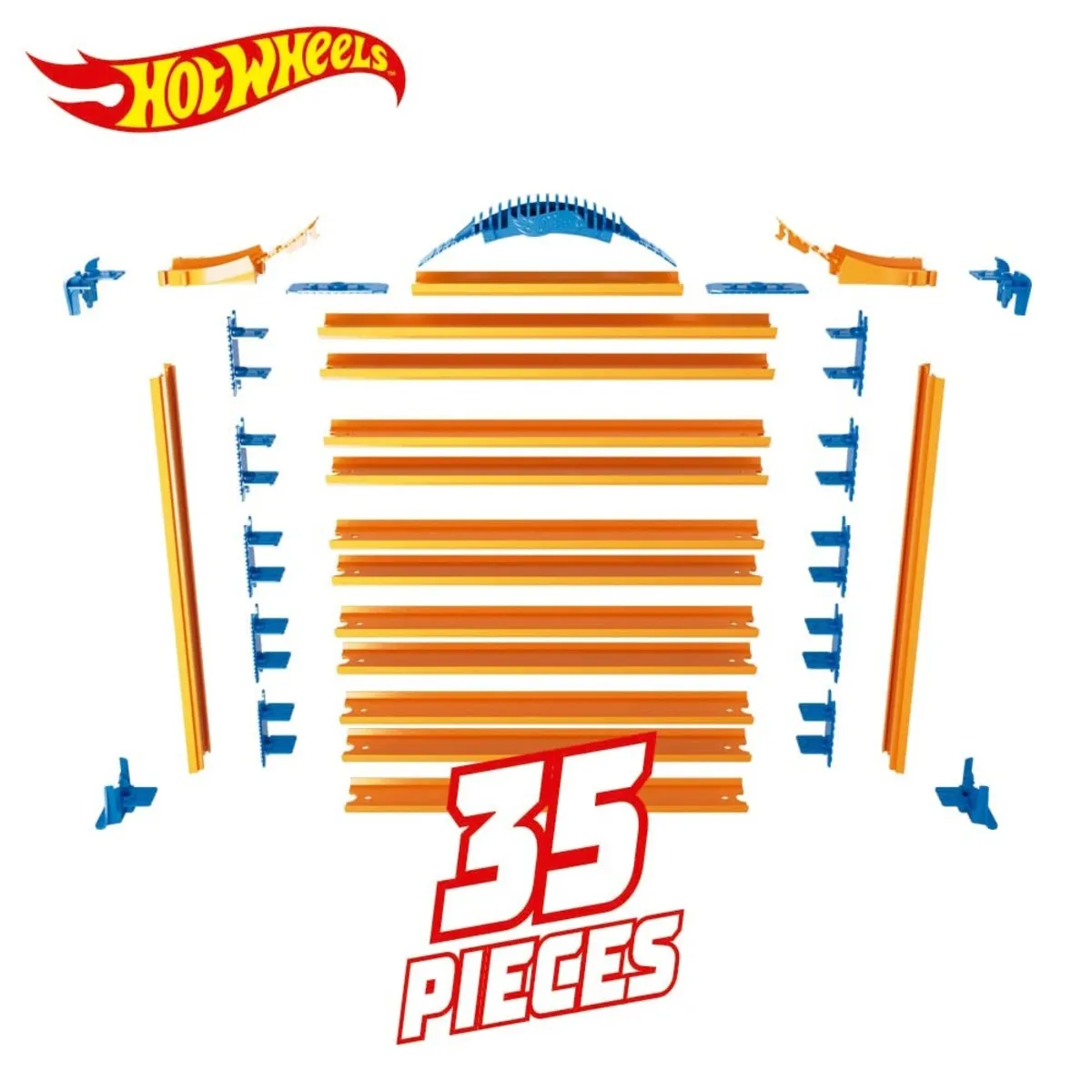 HOT WHEELS RACK GUARDA AUTOS 3 EN 1 SE CONVIERTE EN LOOPS - 8