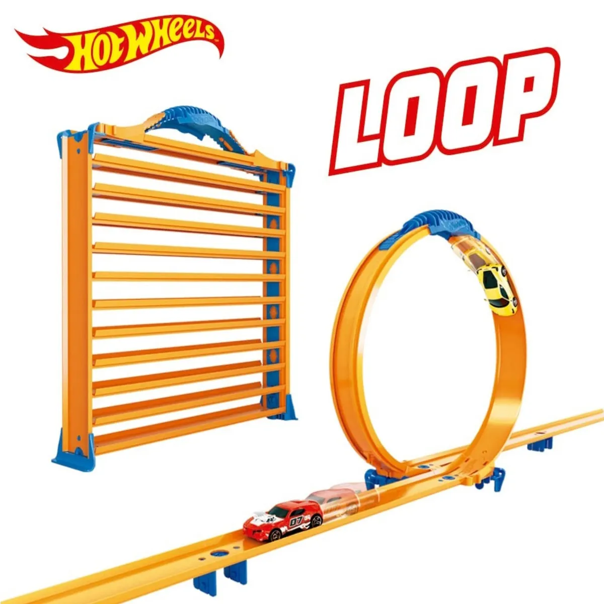 HOT WHEELS RACK GUARDA AUTOS 3 EN 1 SE CONVIERTE EN LOOPS - 10