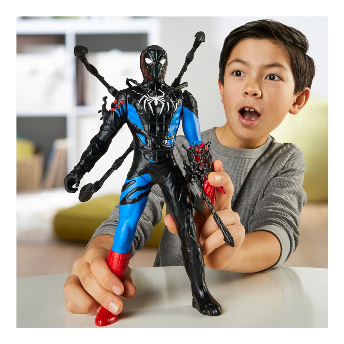 FIGURA ACCIÓN MARVEL SPIDERMAN VENOMVERSUS TRANSFORMACIÓN LÍQUIDA - 12