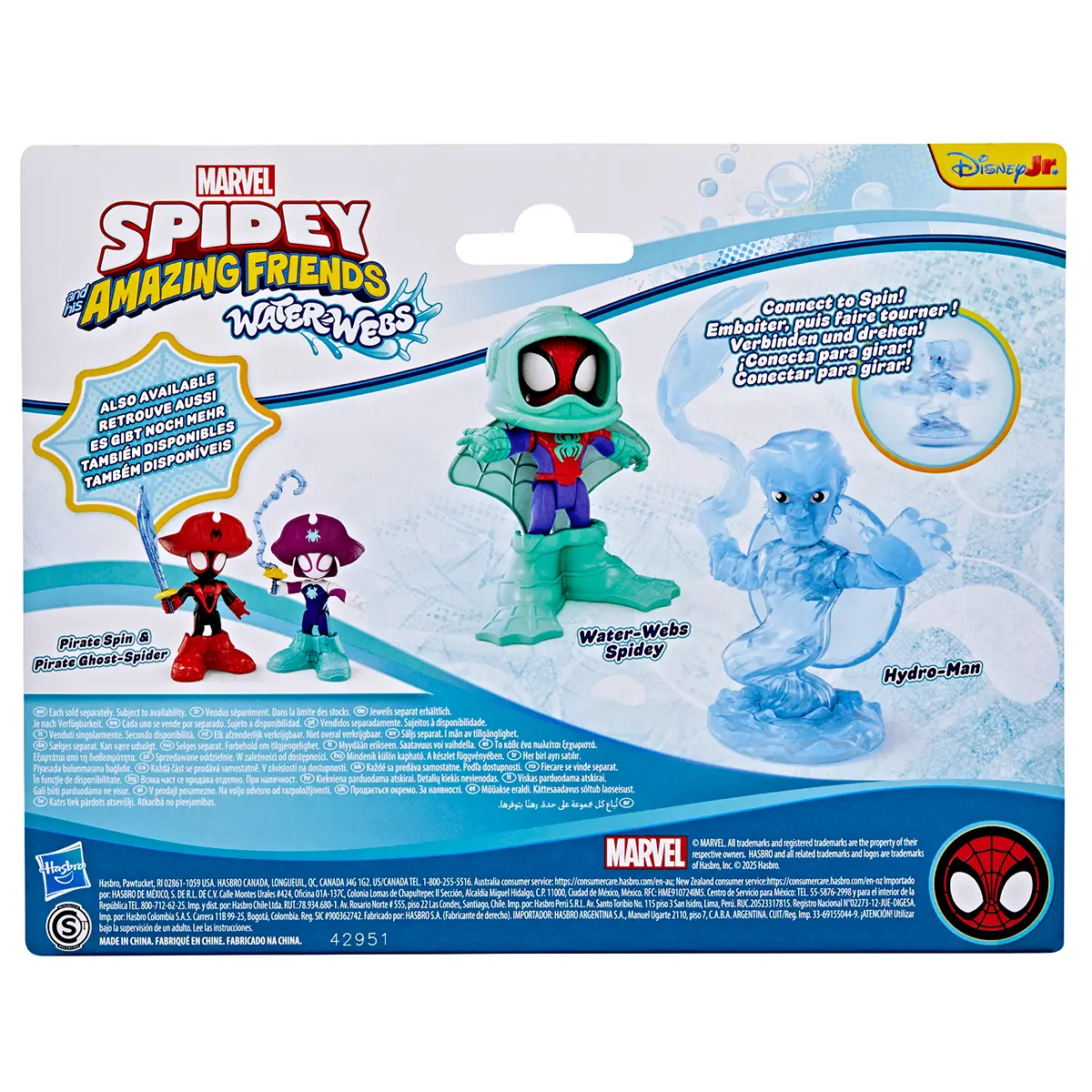 FIGURA DE ACCIÓN SPIDEY AND HIS AMAZING FRIENDS WATER-WEBS SPIDEY Y HYDRO-MAN - 5