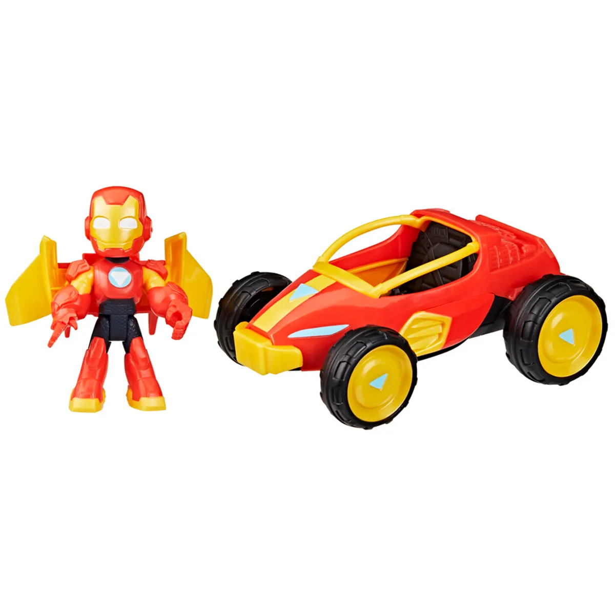 SET IRON MAN Y SUS AMIGOS BÓLIDO MARVEL - 1