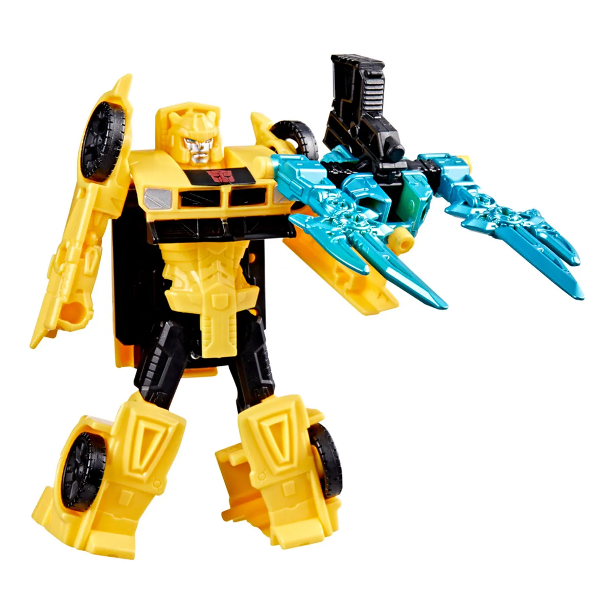 FIGURA DE ACCIÓN TRANSFORMERS CYBERWORLD ARMORED CHANGERS BUMBLEBEE - 1