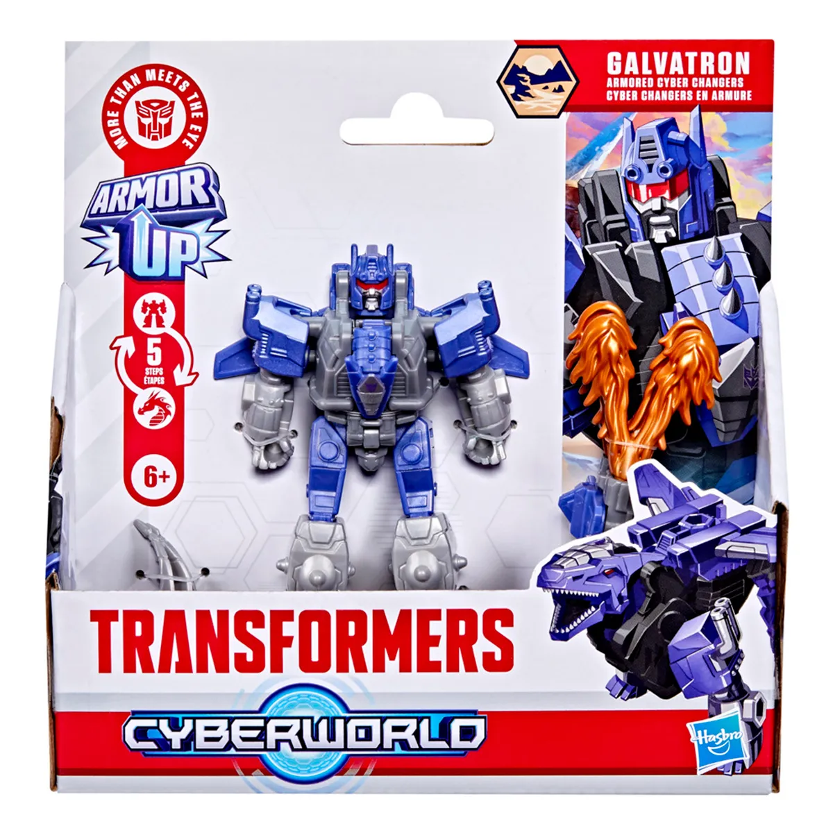 FIGURA DE ACCIÓN TRANSFORMERS CYBERWORLD ARMORED CHANGERS BUMBLEBEE - 3