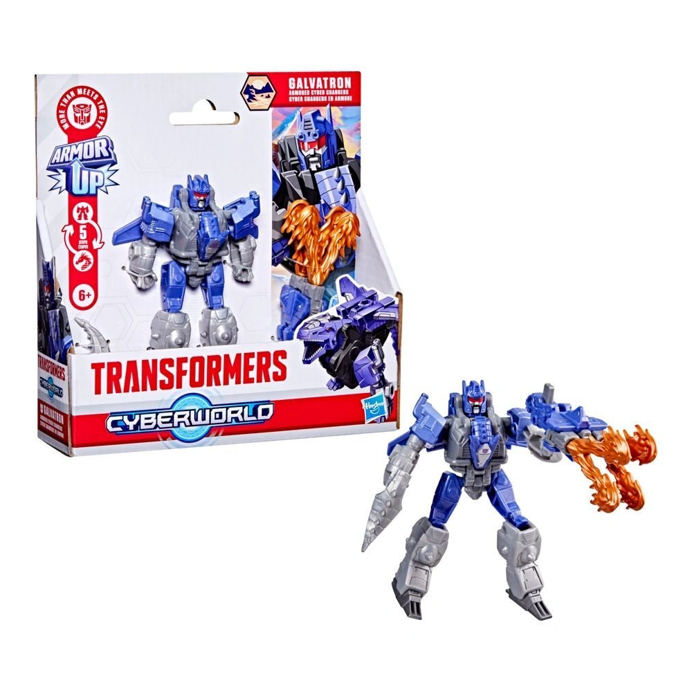 FIGURA DE ACCIÓN TRANSFORMERS CYBERWORLD ARMORED CHANGERS BUMBLEBEE - 4