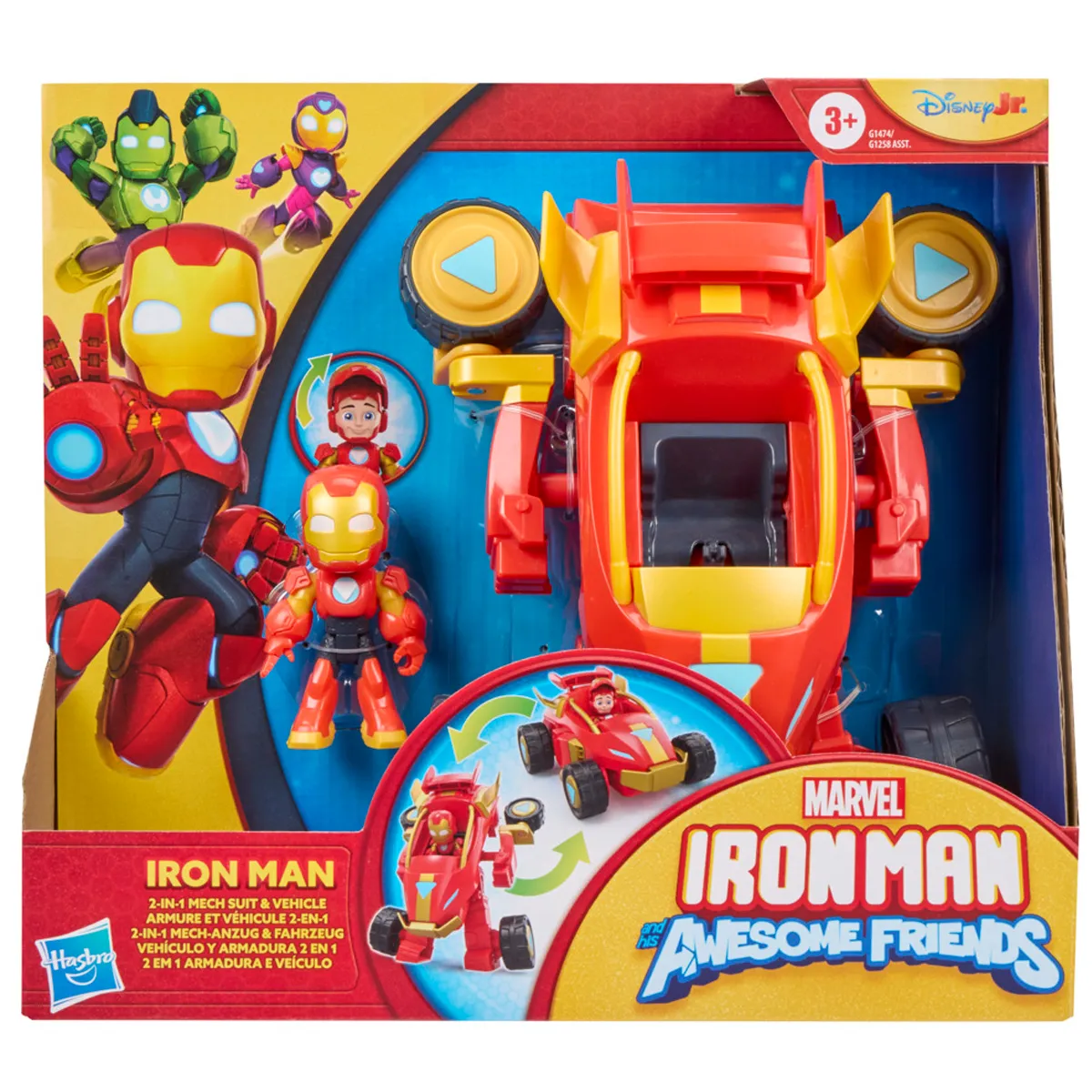 FIGURA ACCIÓN MARVEL IRON MAN AND HIS AWESOME FRIENDS - 4