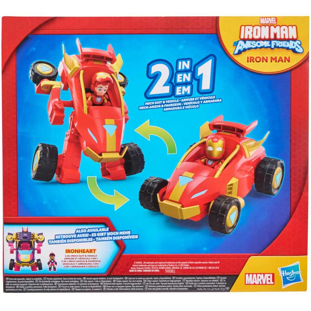 FIGURA ACCIÓN MARVEL IRON MAN AND HIS AWESOME FRIENDS - 5