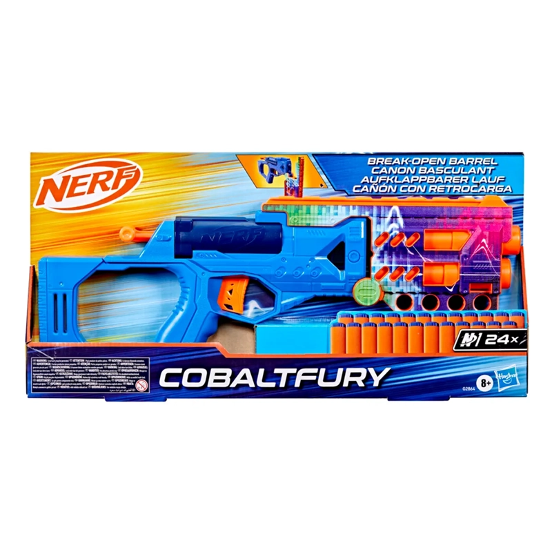 LANZADOR NERF N SERIES COBALTFURY - 2