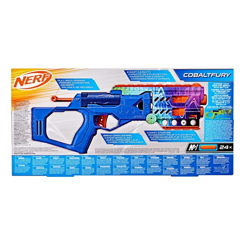 LANZADOR NERF N SERIES COBALTFURY - 4