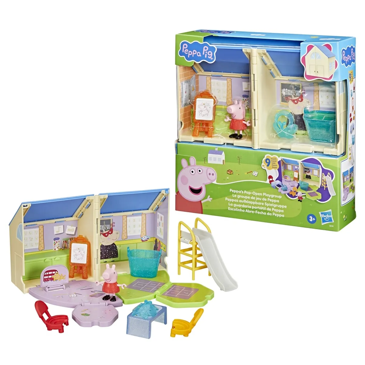 MUÑECA PEPPA PIG LA GUARDERÍA PORTÁTIL - 1