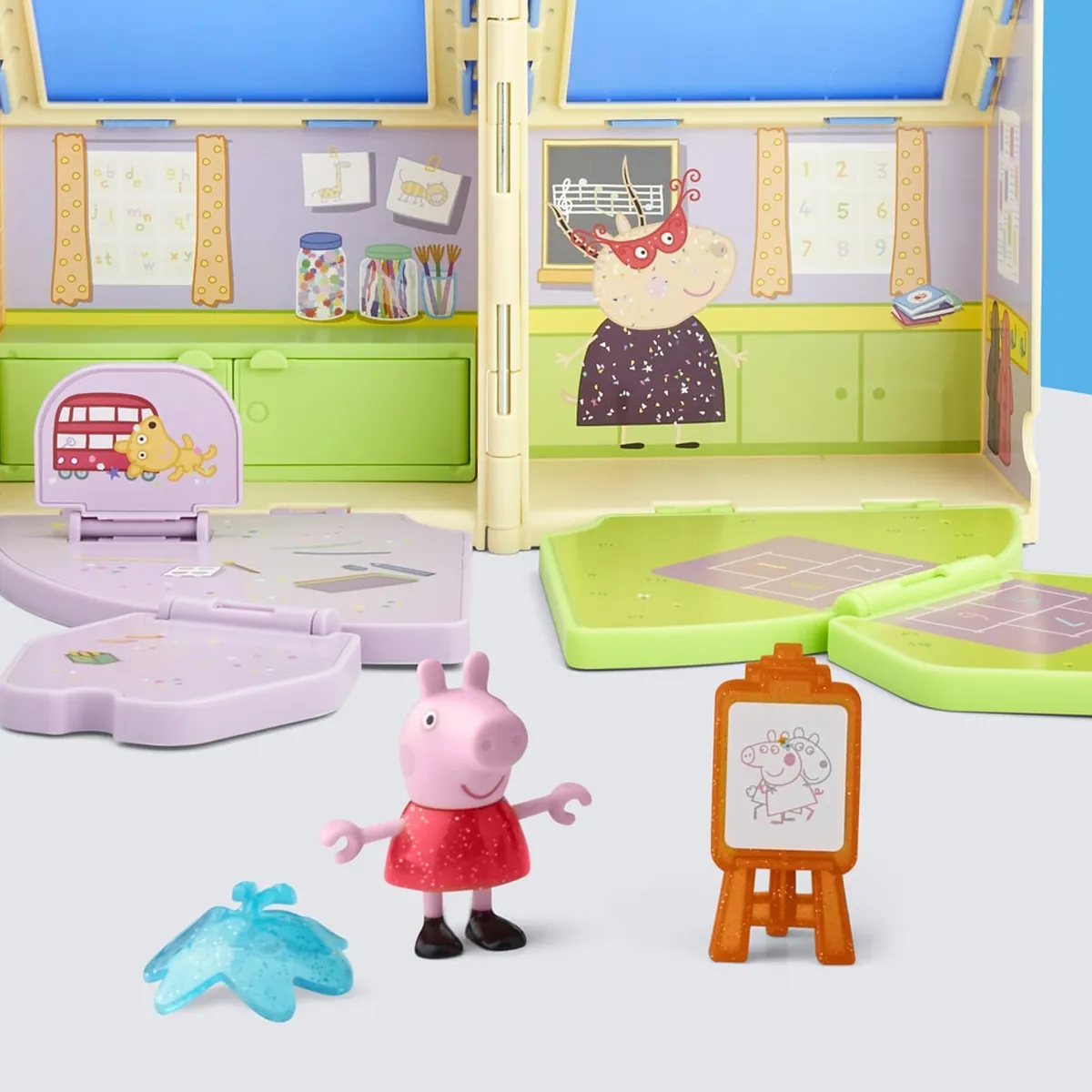 MUÑECA PEPPA PIG LA GUARDERÍA PORTÁTIL - 12