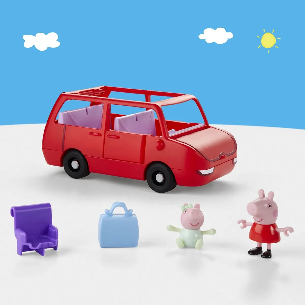 MUÑECA PEPPA PIG EL GRAN AUTO DE LA FAMILIA DE PEPPA - 14