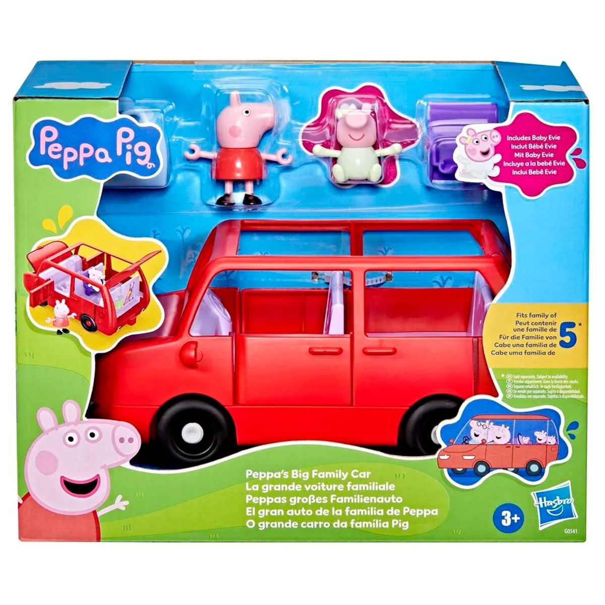 MUÑECA PEPPA PIG EL GRAN AUTO DE LA FAMILIA DE PEPPA - 16