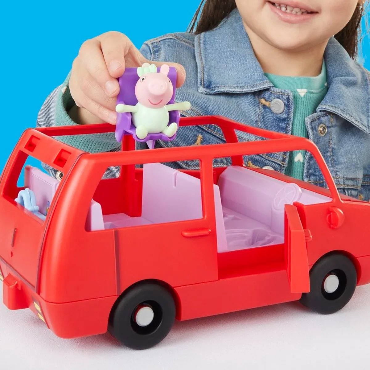 MUÑECA PEPPA PIG EL GRAN AUTO DE LA FAMILIA DE PEPPA - 8