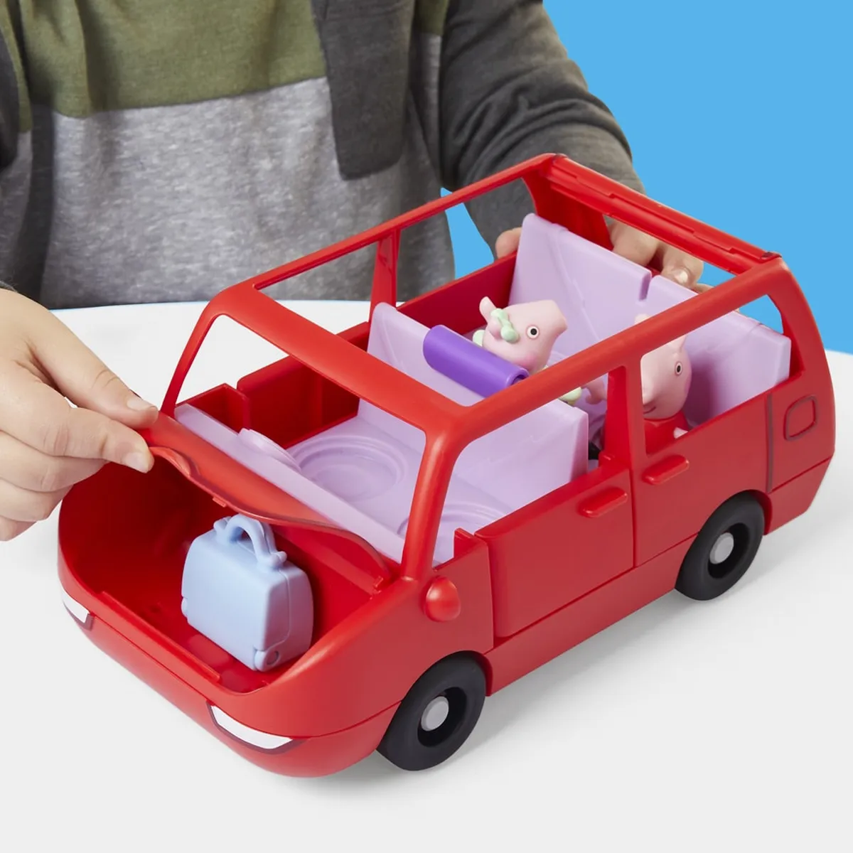 MUÑECA PEPPA PIG EL GRAN AUTO DE LA FAMILIA DE PEPPA - 10