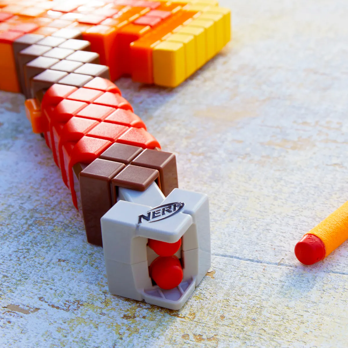 LANZADOR NERF MINECRAFT FIREBRAND HACHA - 14