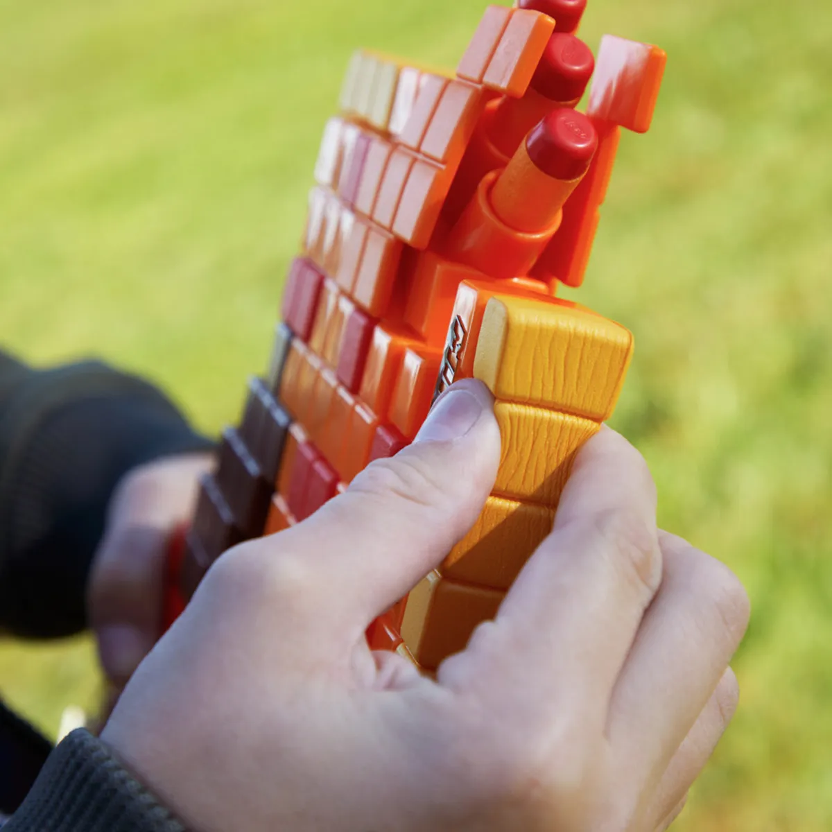 LANZADOR NERF MINECRAFT FIREBRAND HACHA - 15