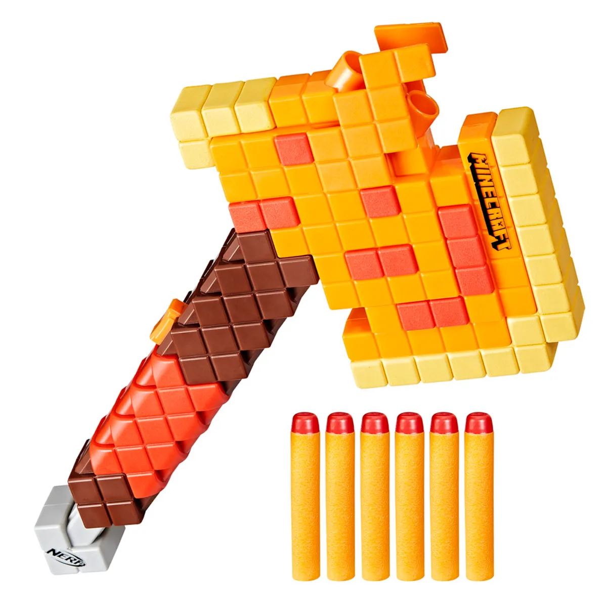 LANZADOR NERF MINECRAFT FIREBRAND HACHA - 3