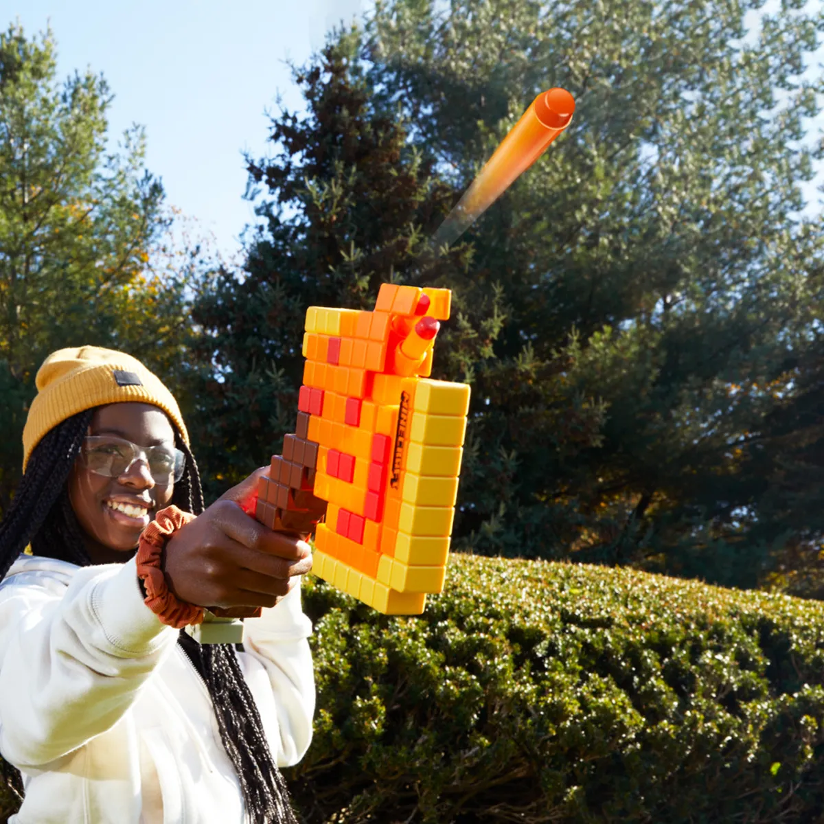 LANZADOR NERF MINECRAFT FIREBRAND HACHA - 9