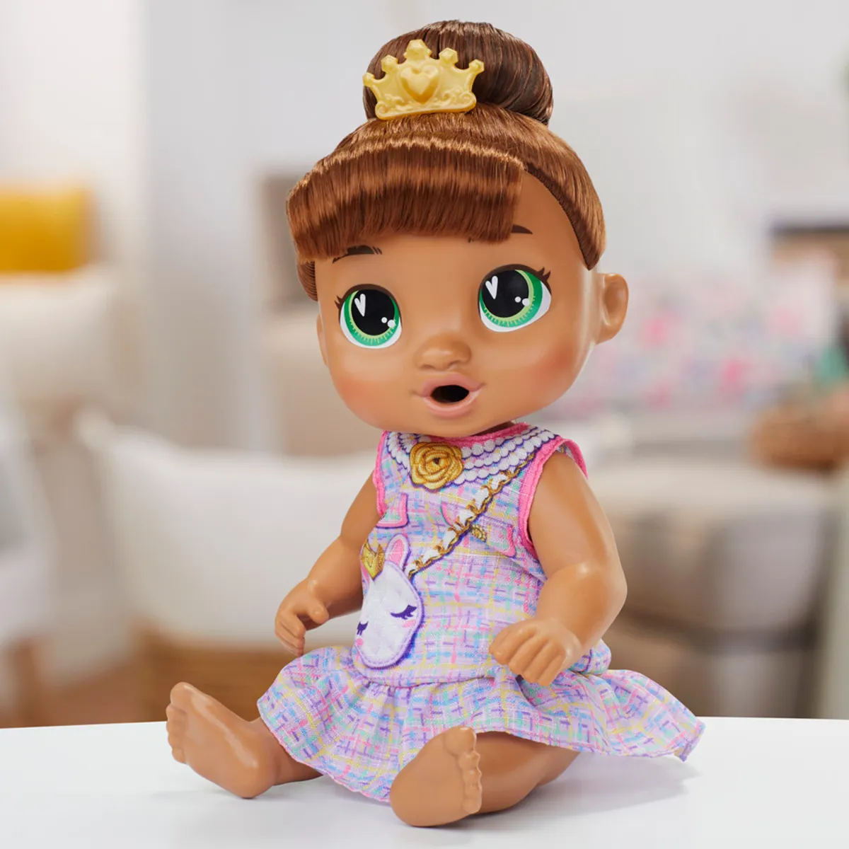 MUÑECA BABY ALIVE FIESTA DE TE BURBUJEANTE SOPHIA SPARKLE - 11