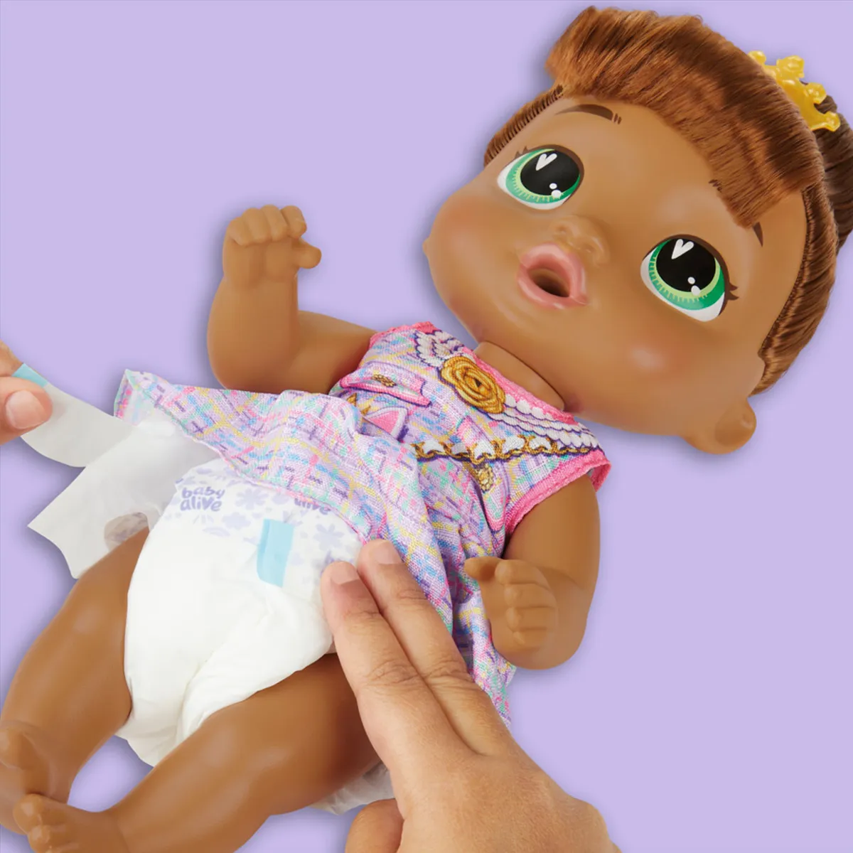 MUÑECA BABY ALIVE FIESTA DE TE BURBUJEANTE SOPHIA SPARKLE - 12