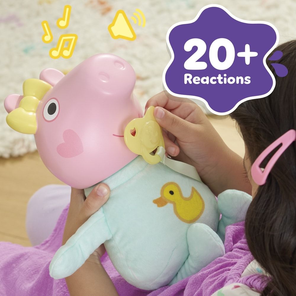 MUÑECA PEPPA PIG GRUÑIDOS Y ABRAZOS EVIE - 1