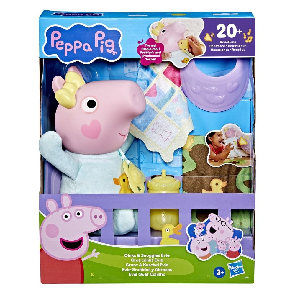MUÑECA PEPPA PIG GRUÑIDOS Y ABRAZOS EVIE - 2