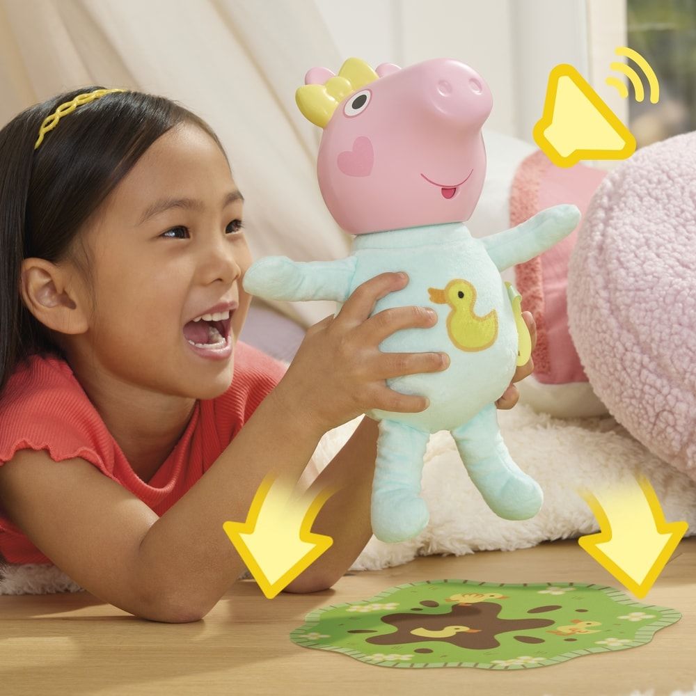 MUÑECA PEPPA PIG GRUÑIDOS Y ABRAZOS EVIE - 12