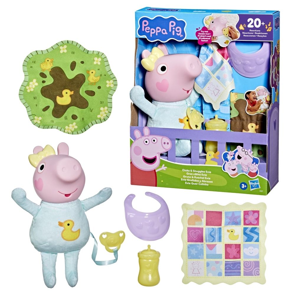 MUÑECA PEPPA PIG GRUÑIDOS Y ABRAZOS EVIE - 4