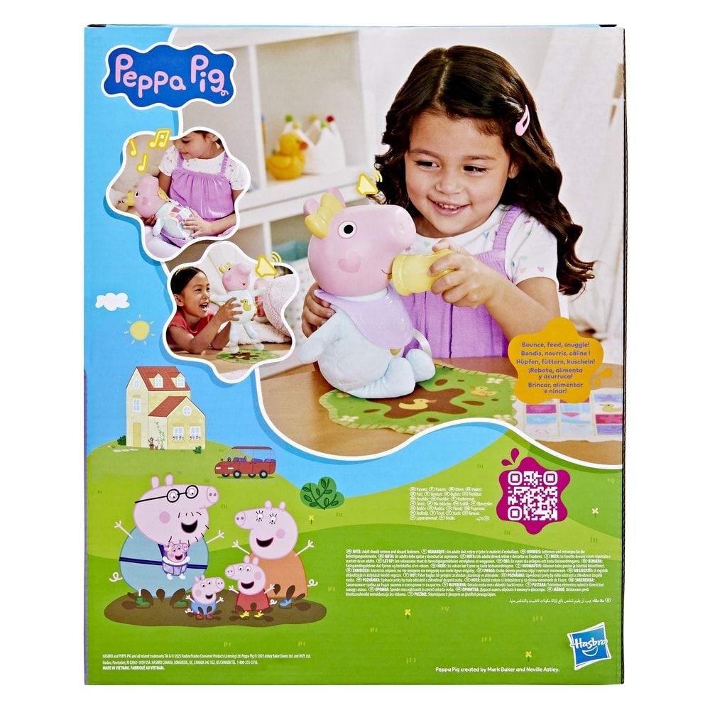 MUÑECA PEPPA PIG GRUÑIDOS Y ABRAZOS EVIE - 5