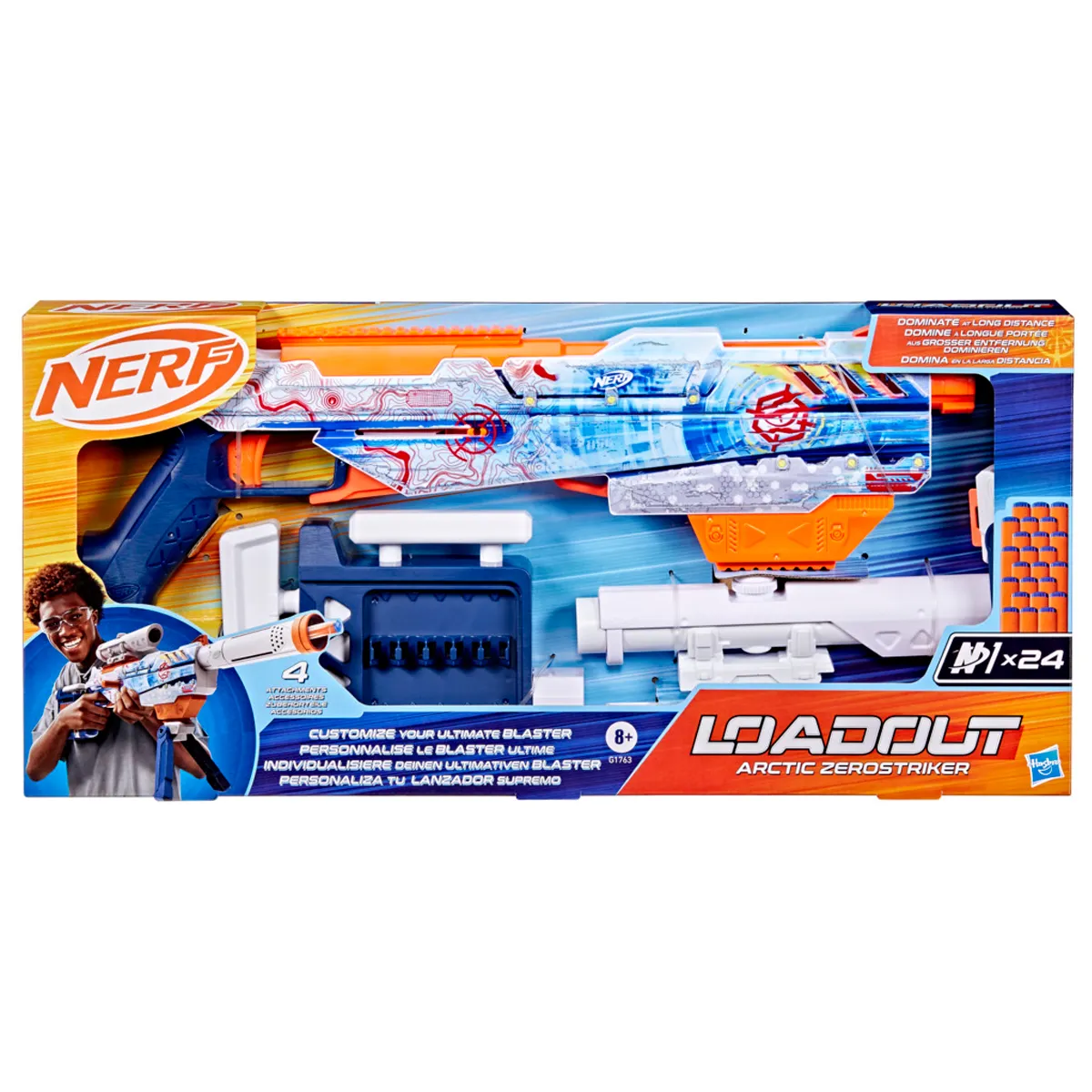 LANZADOR NERF LOADOUT ARCTIC ZEROSTRIKER - 4