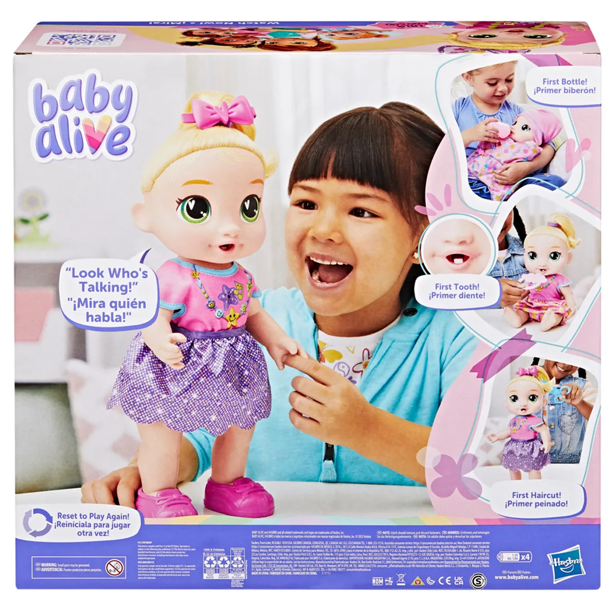 MUÑECA BABY ALIVE BEBÈ CRECE LALA GOOGOO - 6