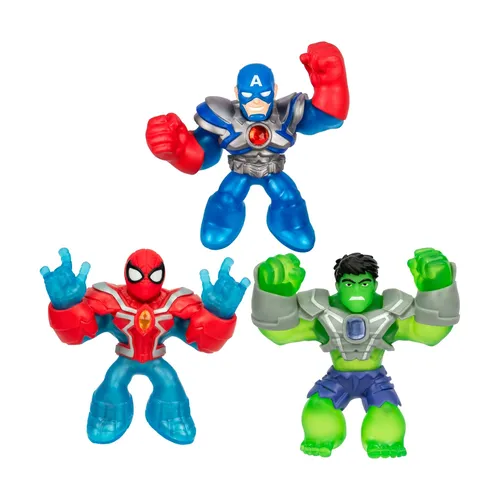 FIGURA ACCIÓN GOO JIT ZU MARVEL INFINITY ARMOR HERO PACK 3ASST - 7