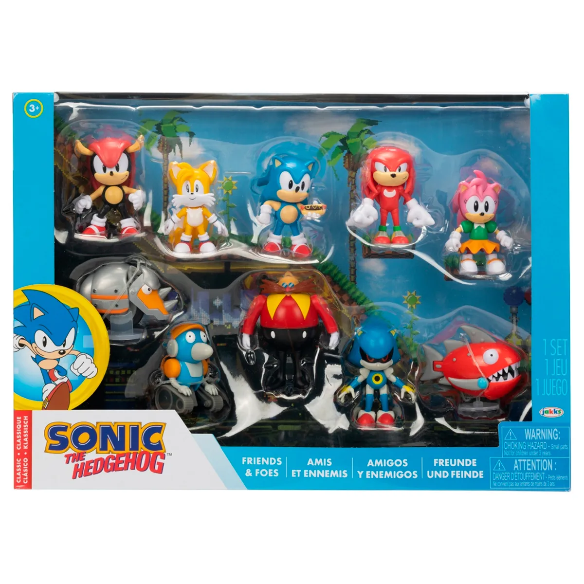 FIGURA DE ACCIÓN SONIC CLASSIC 6CM FRIENDS AND FOES 10 PACK - 2