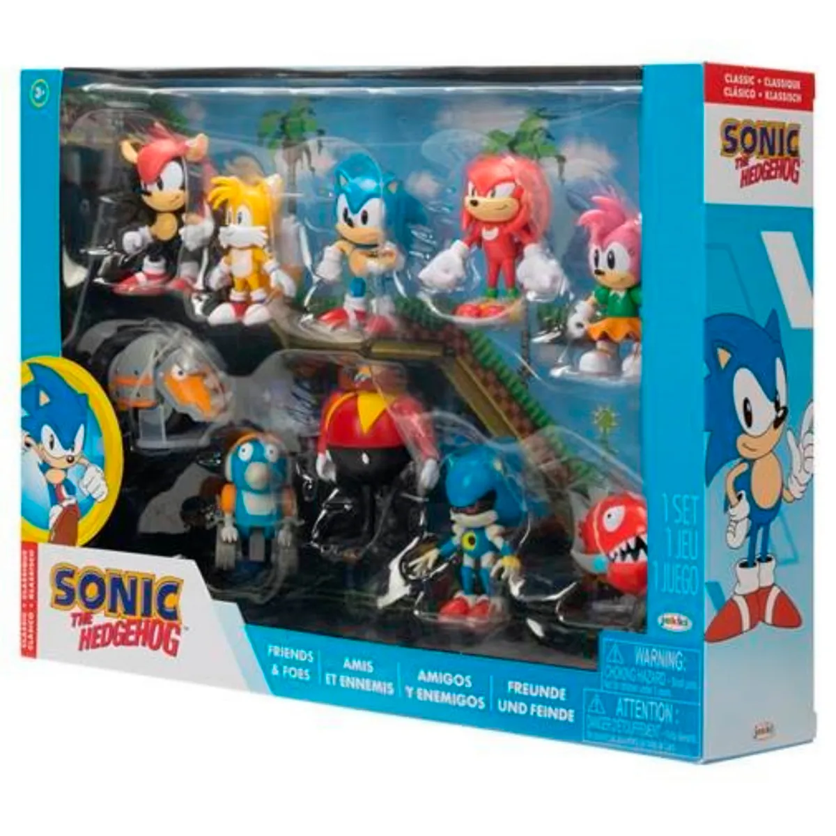 FIGURA DE ACCIÓN SONIC CLASSIC 6CM FRIENDS AND FOES 10 PACK - 3