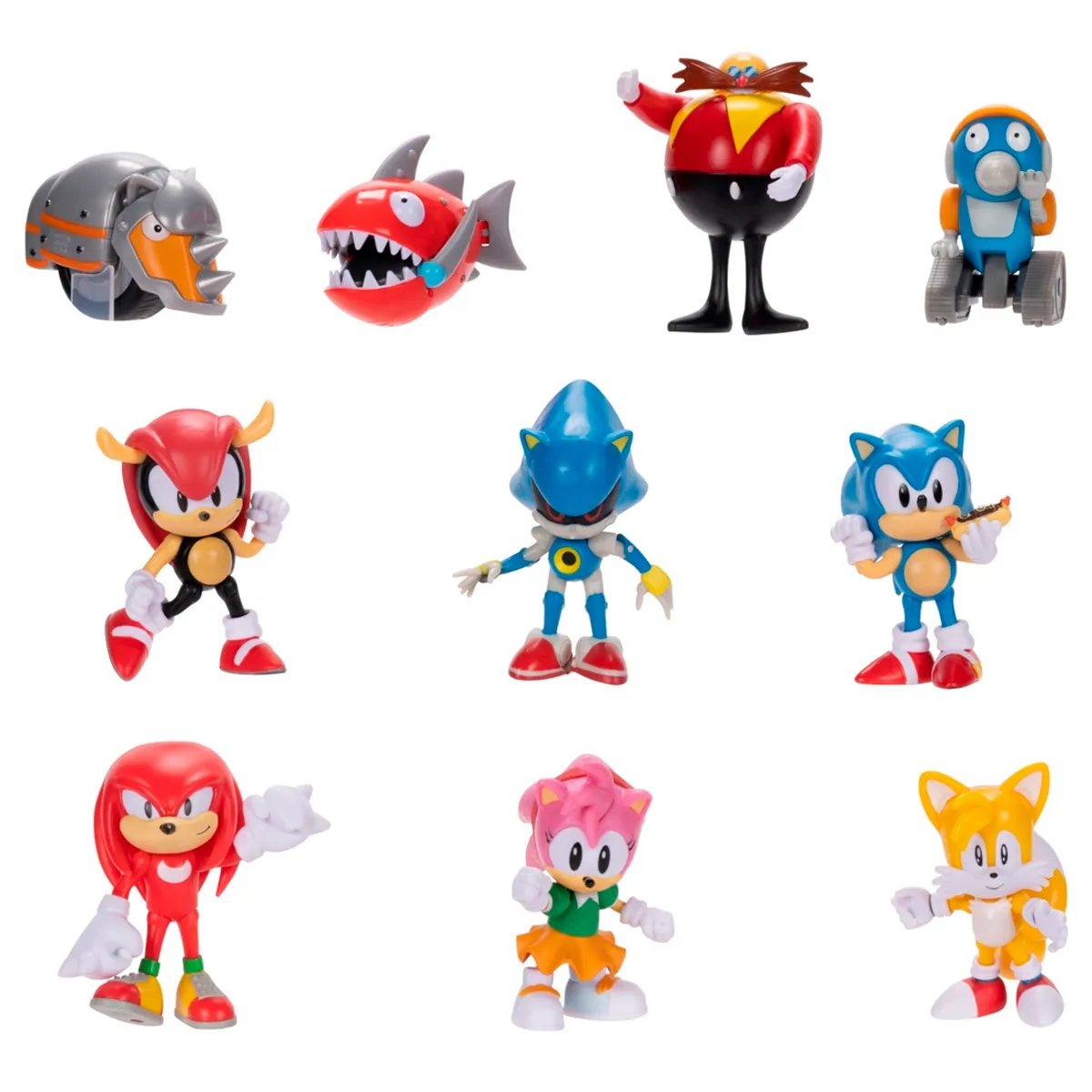 FIGURA DE ACCIÓN SONIC CLASSIC 6CM FRIENDS AND FOES 10 PACK - 6