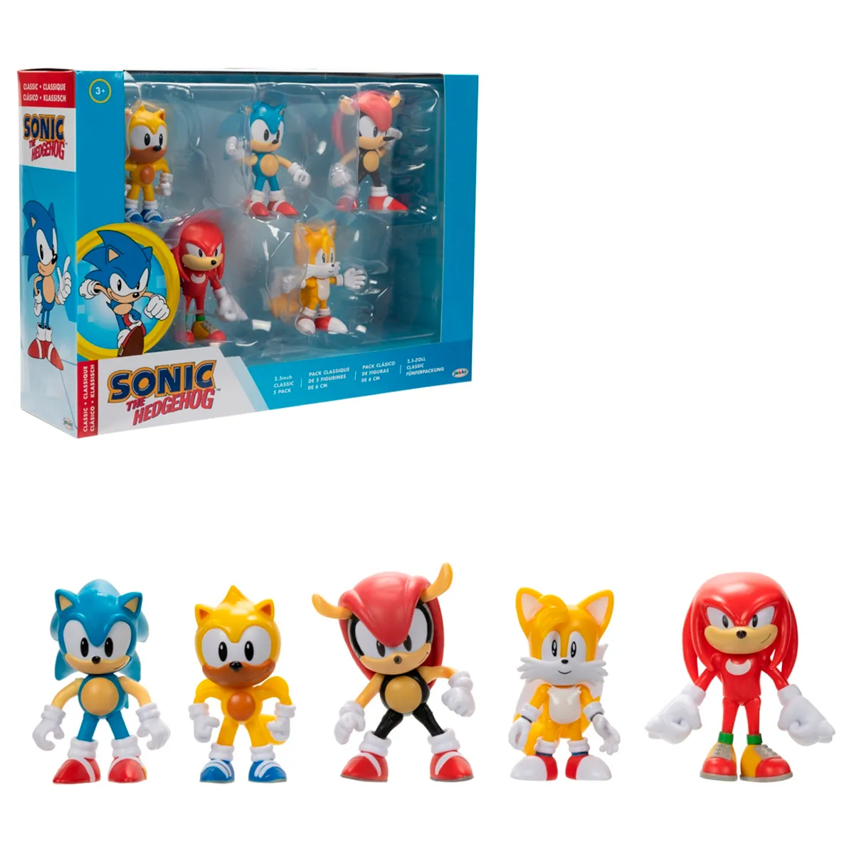 FIGURA DE ACCIÓN SONIC 5PK 6CM - 1