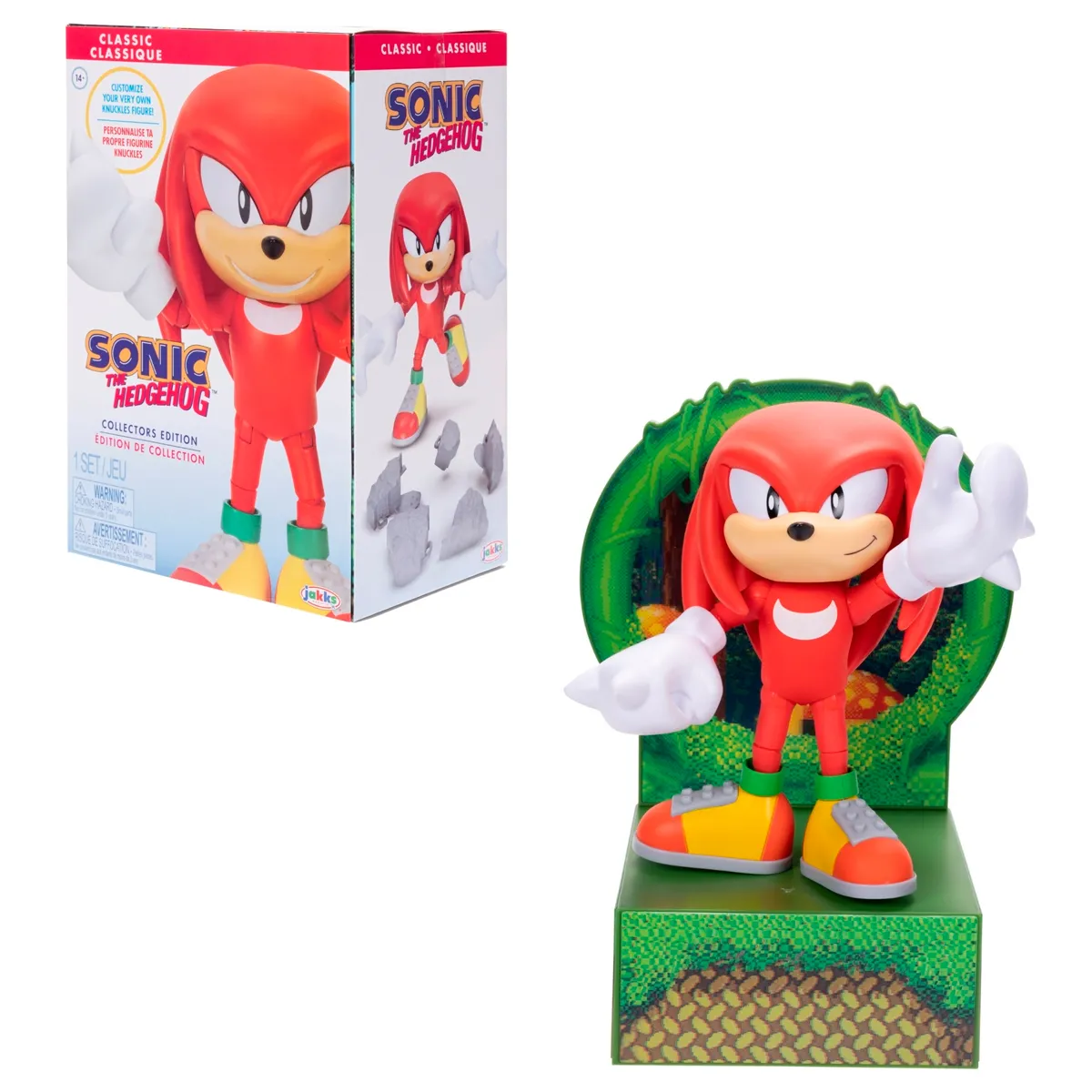 FIGURA ACCIÓN SONIC COLLECTOR EDITION KNUCKLES - 1