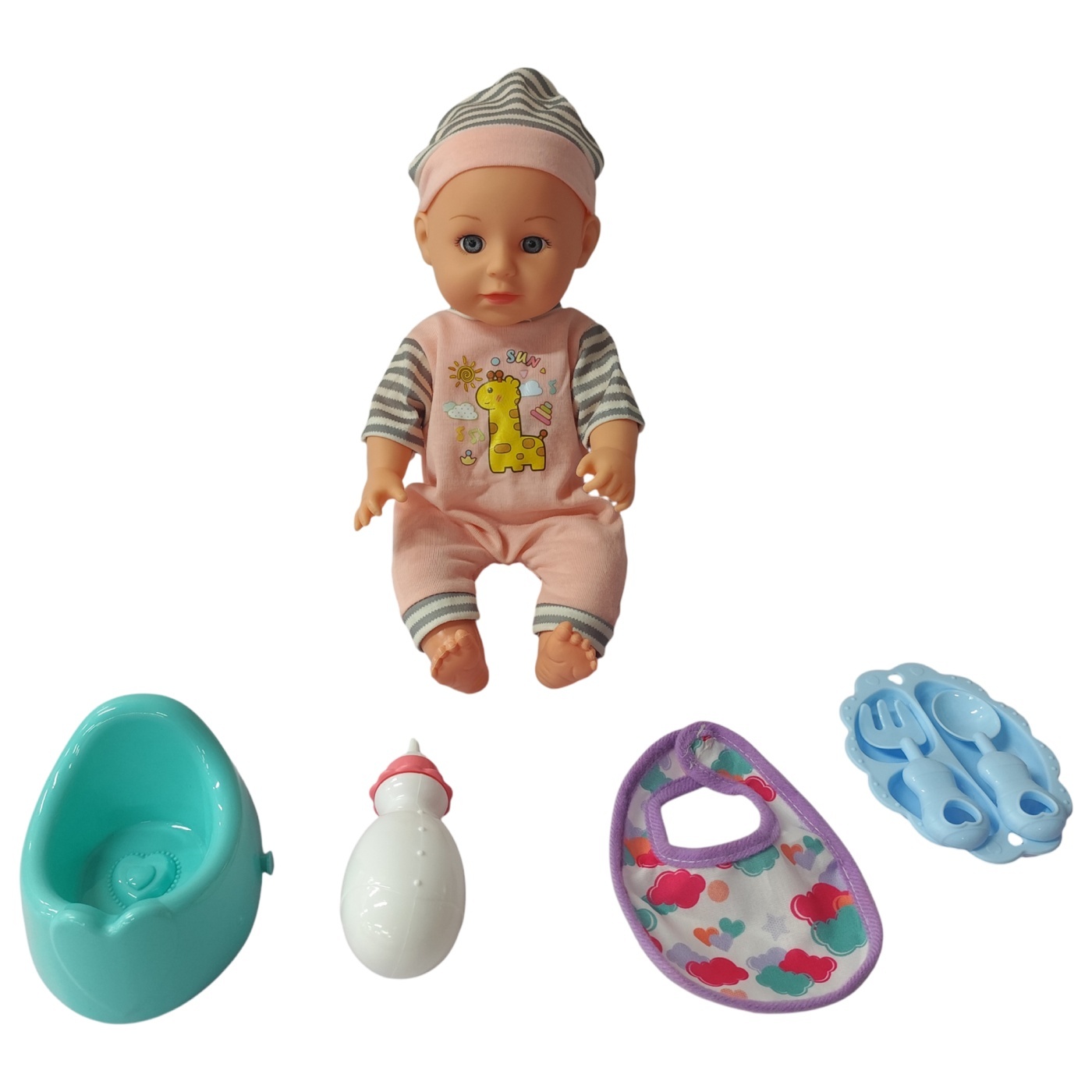 MUÑECA BEBÉ BOSTECITOS CON ACCESORIOS - 4