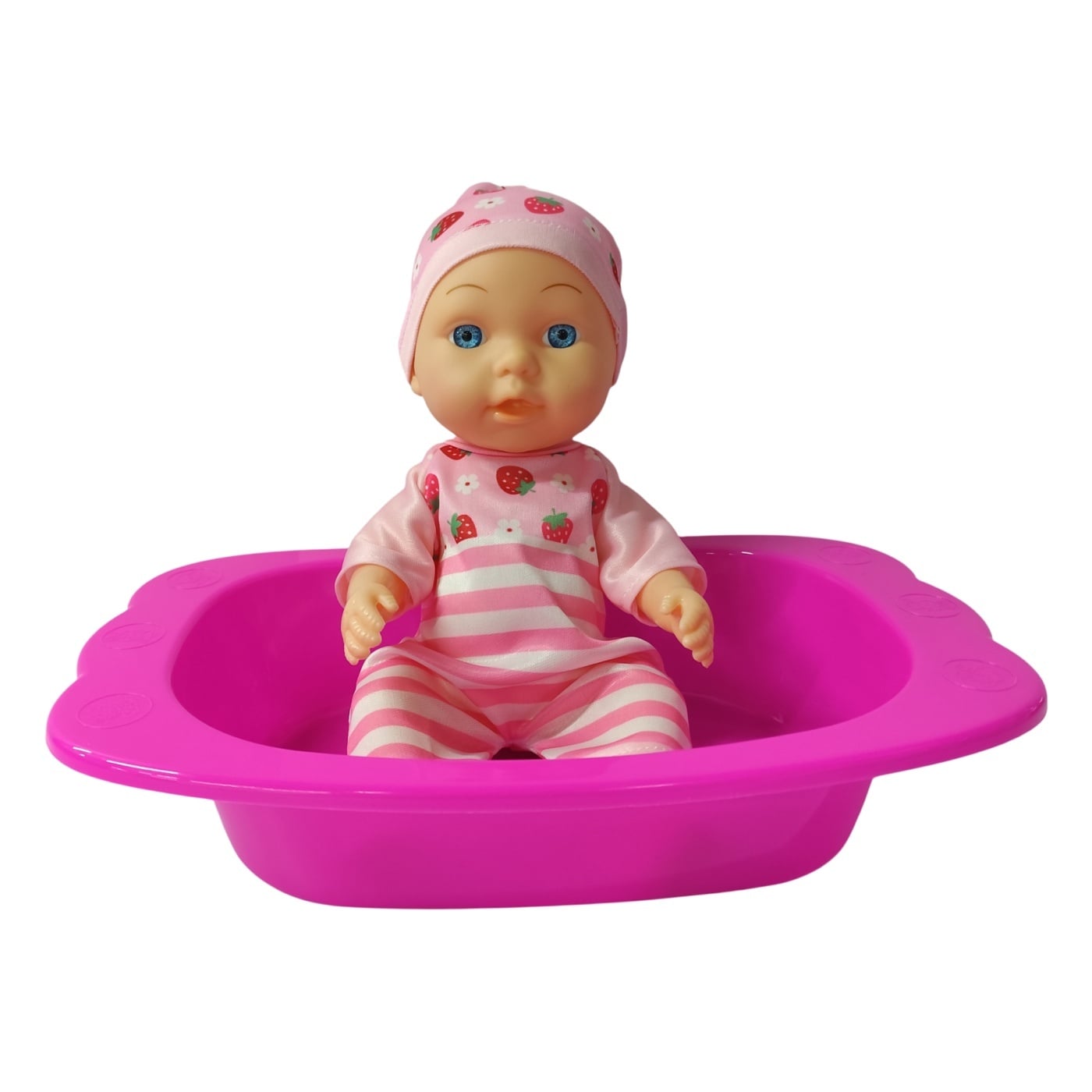 MUÑECA BOSTECITOS 12 MANOS VINIL CON BAÑERA - 2