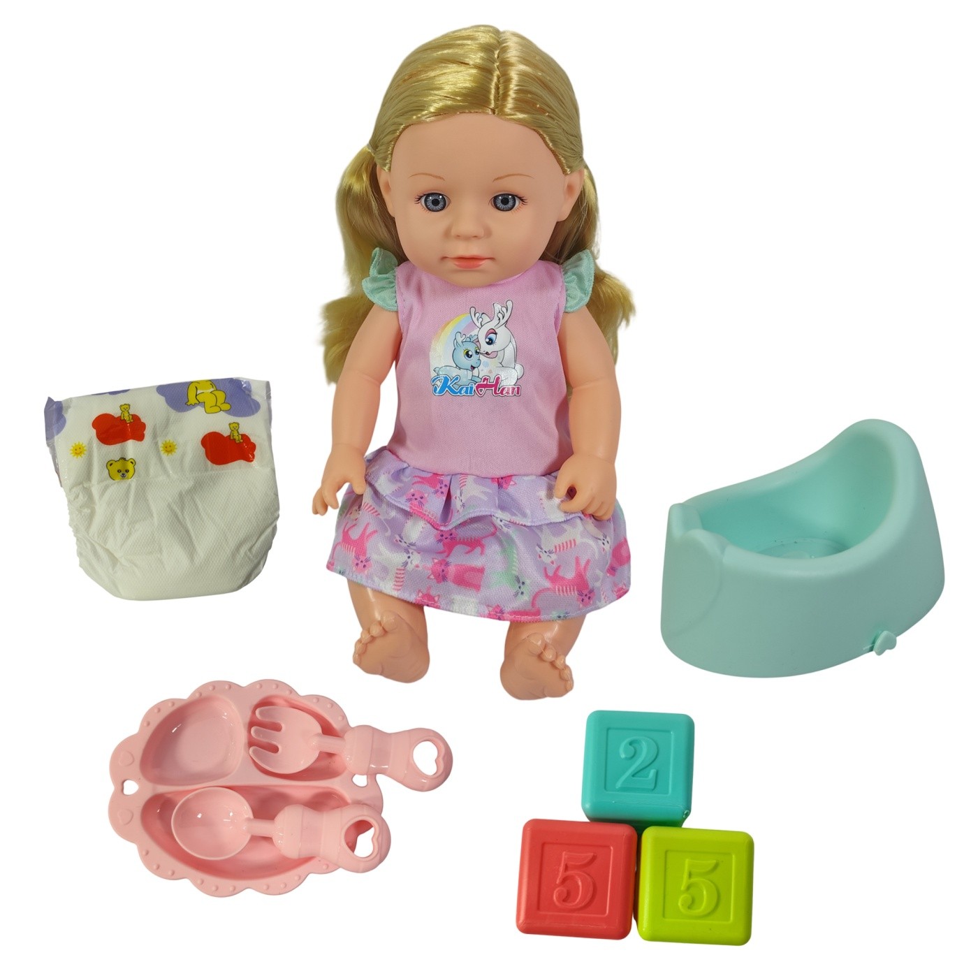 MUÑECA TODDLER BOSTECITOS CON ACCESORIOS 12 SONIDOS - 6